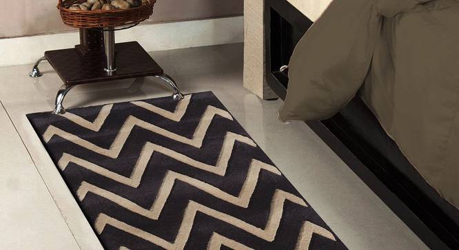 Renata Table Runner (Brown, 56 x 140 cm (22" x 55") Table Linen Size) by Urban Ladder - Front View Design 1 - 309158