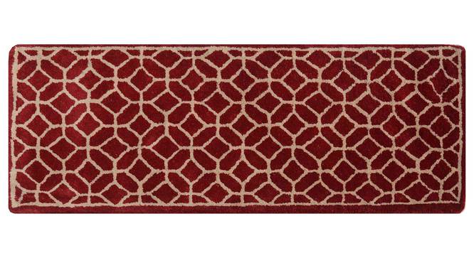 Elena Table Runner (Red, 56 x 140 cm (22" x 55") Table Linen Size) by Urban Ladder - Design 1 Details - 309177