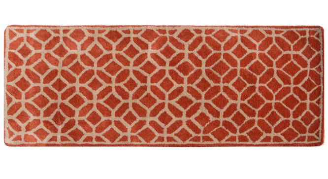 Elena Table Runner (Orange, 56 x 140 cm (22" x 55") Table Linen Size) by Urban Ladder - Design 1 Details - 309183