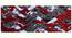 Basilio Table Runner (Red, 56 x 140 cm (22" x 55") Table Linen Size) by Urban Ladder - Design 1 Details - 309315