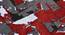 Basilio Table Runner (Red, 56 x 140 cm (22" x 55") Table Linen Size) by Urban Ladder - Design 1 Details - 309316