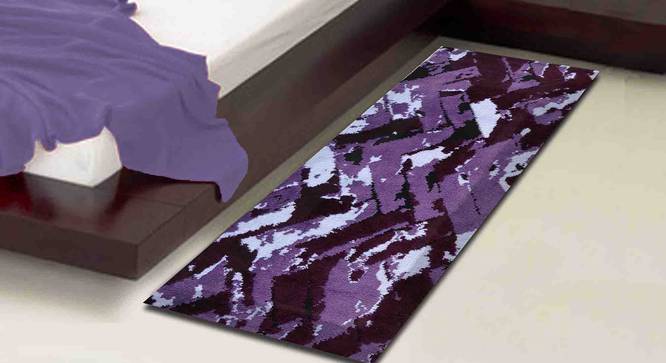 Basilio Table Runner (Purple, 56 x 140 cm (22" x 55") Table Linen Size) by Urban Ladder - Front View Design 1 - 309331