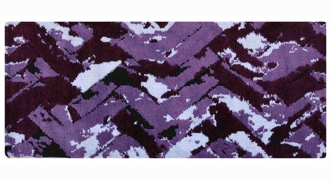 Basilio Table Runner (Purple, 56 x 140 cm (22" x 55") Table Linen Size) by Urban Ladder - Design 1 Details - 309332