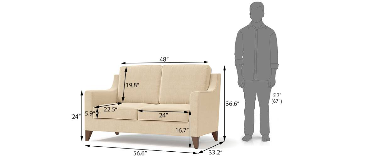 Sofa Standard Size In Feet