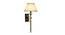 Aberdeenshire Wall Light (Gold, White Shade Colour, Cotton Shade Material) by Urban Ladder - Design 1 Details - 