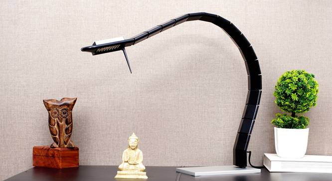 Jordan Study Lamp (Black) by Urban Ladder - Design 1 Semi Side View - 