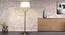 June Floor Lamp (Brass, White Shade Colour, Cotton Shade Material) by Urban Ladder - Half View Design 1 - 