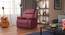 Griffin Recliner (One Seater, Burgundy Leatherette) by Urban Ladder - Design 1 Full View - 310952