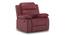 Griffin Recliner (One Seater, Burgundy Leatherette) by Urban Ladder - Cross View Design 1 - 310954
