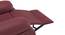 Griffin Recliner (One Seater, Burgundy Leatherette) by Urban Ladder - Ground View Design 1 - 310956