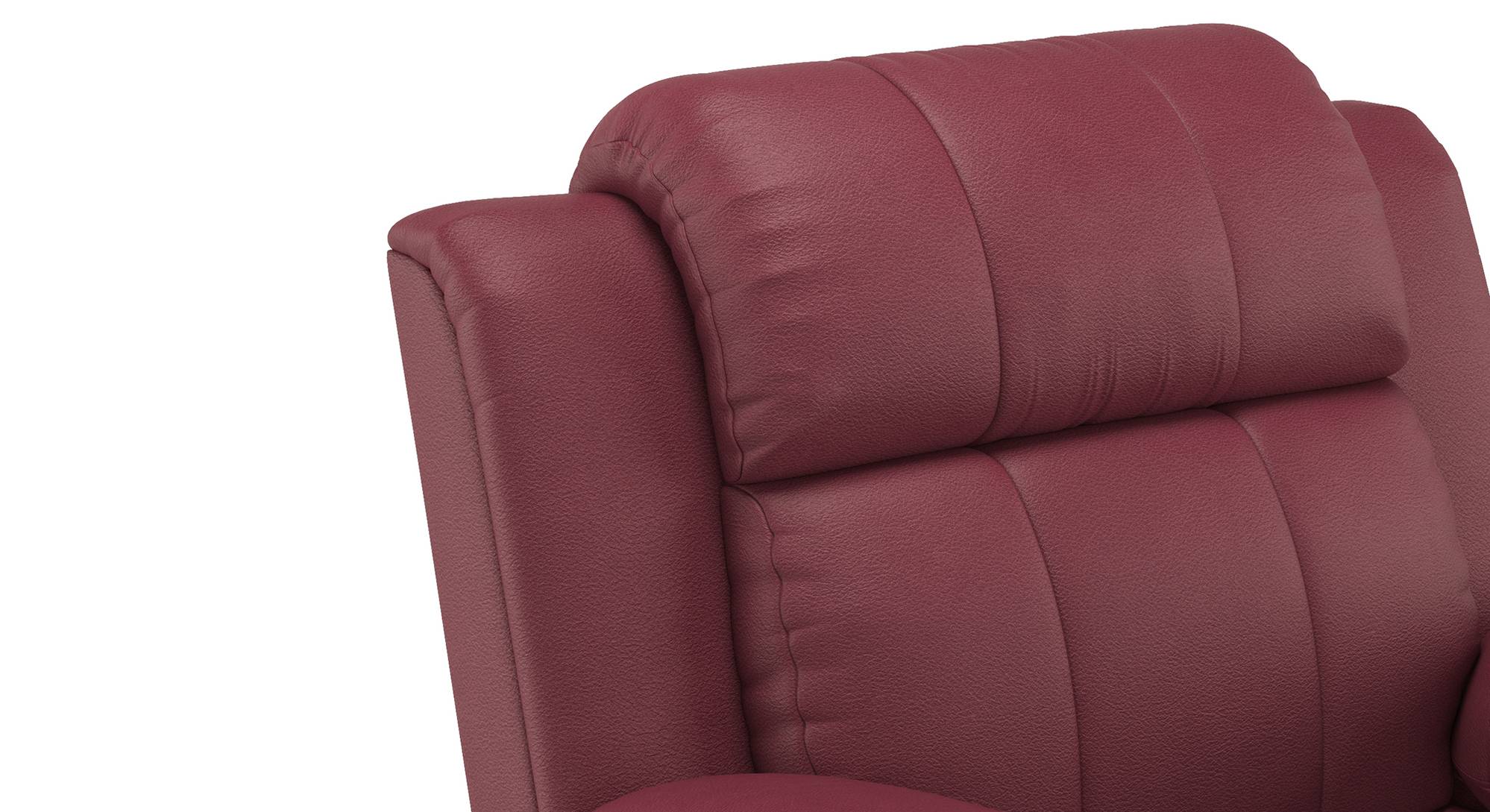 Griffin Fabric One Seater Manual Recliner in Lapis Blue Fabric Colour
