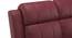 Griffin Recliner (Two Seater, Burgundy Leatherette) by Urban Ladder - Design 1 Close View - 311063