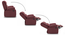 Griffin Recliner (Two Seater, Burgundy Leatherette) by Urban Ladder - Banner 2 Design 1 - 311066