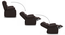 Griffin Recliner (Two Seater, Dark Chocolate Leatherette) by Urban Ladder - Banner 1 Design 1 - 311075