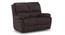 Lebowski Recliner (Two Seater, Dark Chocolate Leatherette) by Urban Ladder - Cross View Design 1 - 312014