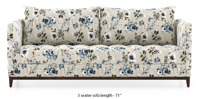 Florence Compact Sofa (Adrian Velvet) (2-seater Custom Set - Sofas, None Standard Set - Sofas, Fabric Sofa Material, Regular Sofa Size, Regular Sofa Type, Adrian Velvet)