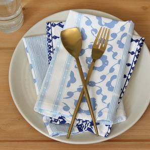 Table Napkin Design Blue Cotton Inches Table Napkin