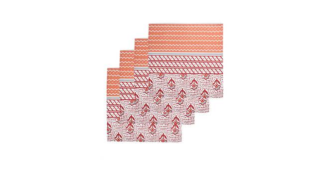 Sarovar Napkin (Red, Set Of 4 Set) by Urban Ladder - Design 1 Full View - 312448