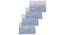 Nikrinta Table Mat (Blue, Set Of 4 Set) by Urban Ladder - Design 1 Full View - 312519