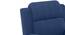 Griffin Recliner (One Seater, Lapis Blue Fabric) by Urban Ladder - Design 1 Close View - 312564