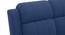 Griffin Recliner (Two Seater, Lapis Blue Fabric) by Urban Ladder - Design 1 Close View - 312573