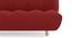 Palermo Sofa Cum Bed (Salsa Red) by Urban Ladder - Ground View Design 1 - 312747