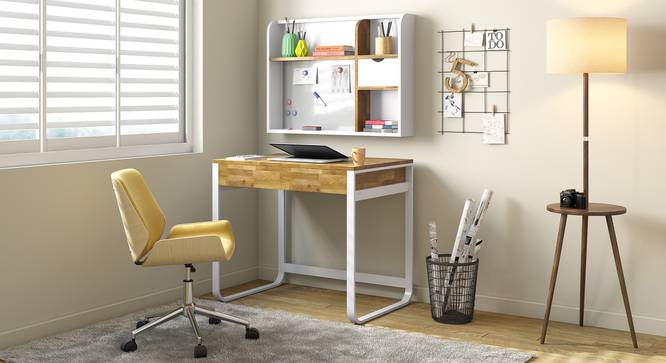 Pinto Study Table (Two-Tone Finish) by Urban Ladder - Front View Design 1 - 312756