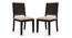 Oribi Dining Chairs - Set of 2 (Mahogany Finish, Wheat Brown) by Urban Ladder - Cross View Design 1 - 312796