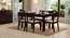 Arabia Solid Wood 6 Seater Dining Table (Mahogany Finish) by Urban Ladder - Design 1 Full View - 312888