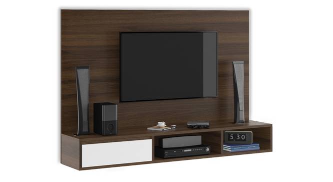 Iwaki Swivel TV Unit (Wall Mounted Unit, Columbian Walnut Finish) by Urban Ladder - Cross View Design 1 - 312983