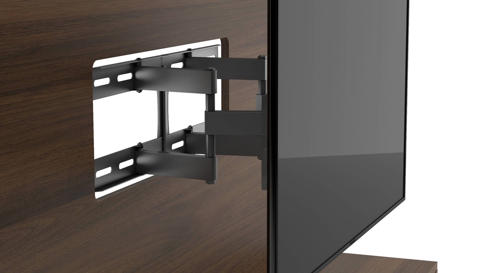 Iwaki Engineered Wood Swivel TV Unit Urban Ladder