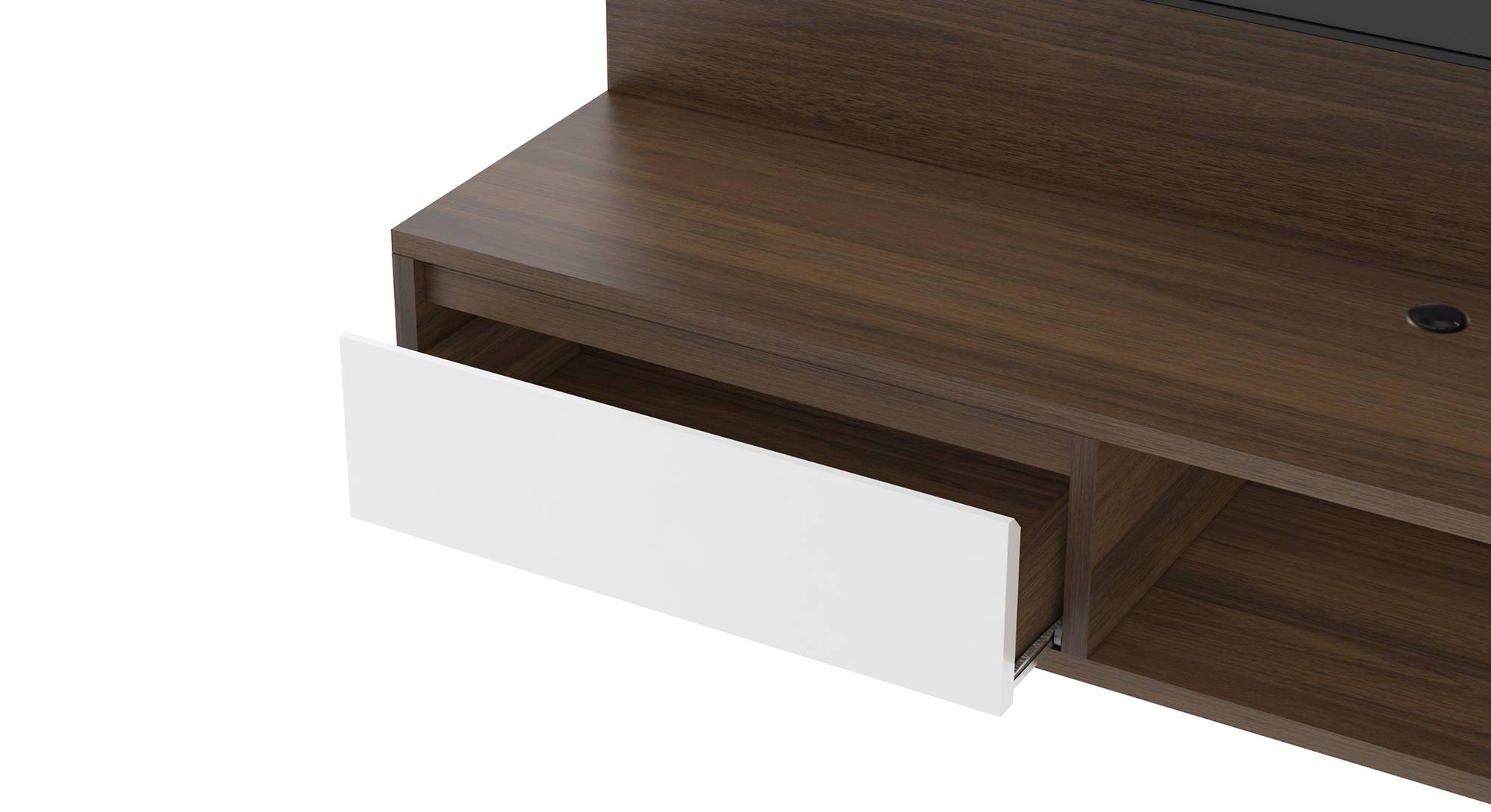 Iwaki Engineered Wood Swivel TV Unit Urban Ladder