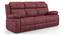 Griffin Recliner (Three Seater, Burgundy Leatherette) by Urban Ladder - Cross View Design 1 - 312993