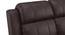 Griffin Recliner (Three Seater, Dark Chocolate Leatherette) by Urban Ladder - Rear View Design 1 - 313008