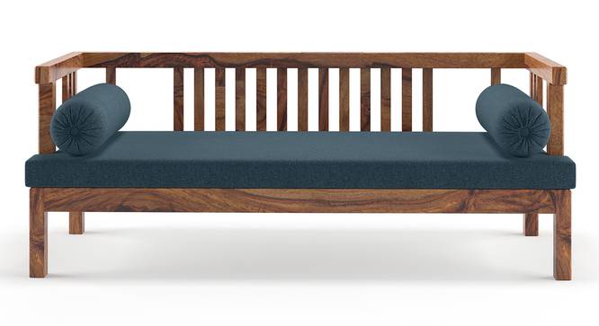 Milton Day Bed (Teak Finish, Blue) by Urban Ladder - Front View Design 1 - 313031