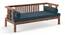 Milton Day Bed (Teak Finish, Blue) by Urban Ladder - Cross View Design 1 - 313032