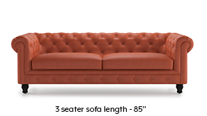 Winchester Leatherette Sofa (Tan)