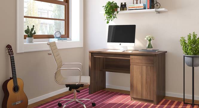 Graham Study Table (Classic Walnut Finish) by Urban Ladder - Design 1 Full View - 313272