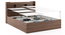Sandon Storage Bed (King Bed Size, Box Storage Type, Classic Walnut Finish) by Urban Ladder - Design 1 Side View - 313291