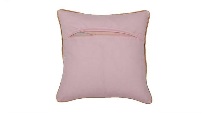 Jaleb Chowk Cushion Cover (Pink, 41 x 41 cm  (16" X 16") Cushion Size) by Urban Ladder - Rear View Design 1 - 313310