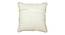 Peeth Cushion Cover (41 x 41 cm  (16" X 16") Cushion Size, Gold & White) by Urban Ladder - Rear View Design 1 - 313313