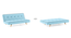 Zehnloch Sofa Cum Bed (Glacier Blue) by Urban Ladder - Banner 1 Design 1 - 313346