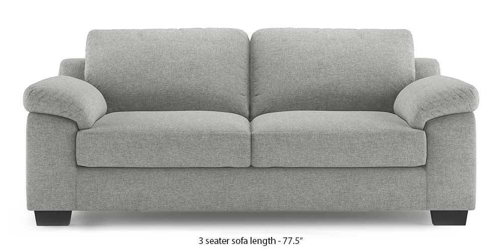 Esquel Sofa (Vapour Grey) (1-seater Custom Set - Sofas, None Standard Set - Sofas, Fabric Sofa Material, Regular Sofa Size, Regular Sofa Type, Vapour Grey) by Urban Ladder - - 313485