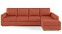 Apollo Sofa Set (Tan, Leatherette Sofa Material, Regular Sofa Size, Soft Cushion Type, Sectional Sofa Type, Sectional Master Sofa Component, Regular Back Type, Regular Back Height) by Urban Ladder - - 