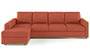 Apollo Sofa Set (Tan, Leatherette Sofa Material, Regular Sofa Size, Soft Cushion Type, Sectional Sofa Type, Sectional Master Sofa Component, Regular Back Type, Regular Back Height) by Urban Ladder - - 
