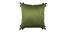 Hariya Cushion Cover (Green, 41 x 41 cm  (16" X 16") Cushion Size) by Urban Ladder - Front View Design 1 - 313857