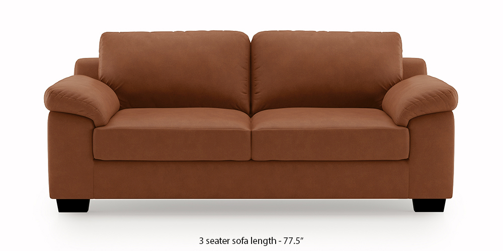 Esquel Leatherette Sofa Tan Brown Urban Ladder Esquel Leatherette Sofa Tan Brown, Brown Cloth Sofa Bed