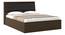 Pico Bed (Queen Bed Size, Californian Walnut Finish) by Urban Ladder - Design 1 Half View - 313941