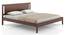Brandenberg Bed (Solid Wood) (King Bed Size, Dark Walnut Finish) by Urban Ladder - Design 1 Half View - 313984