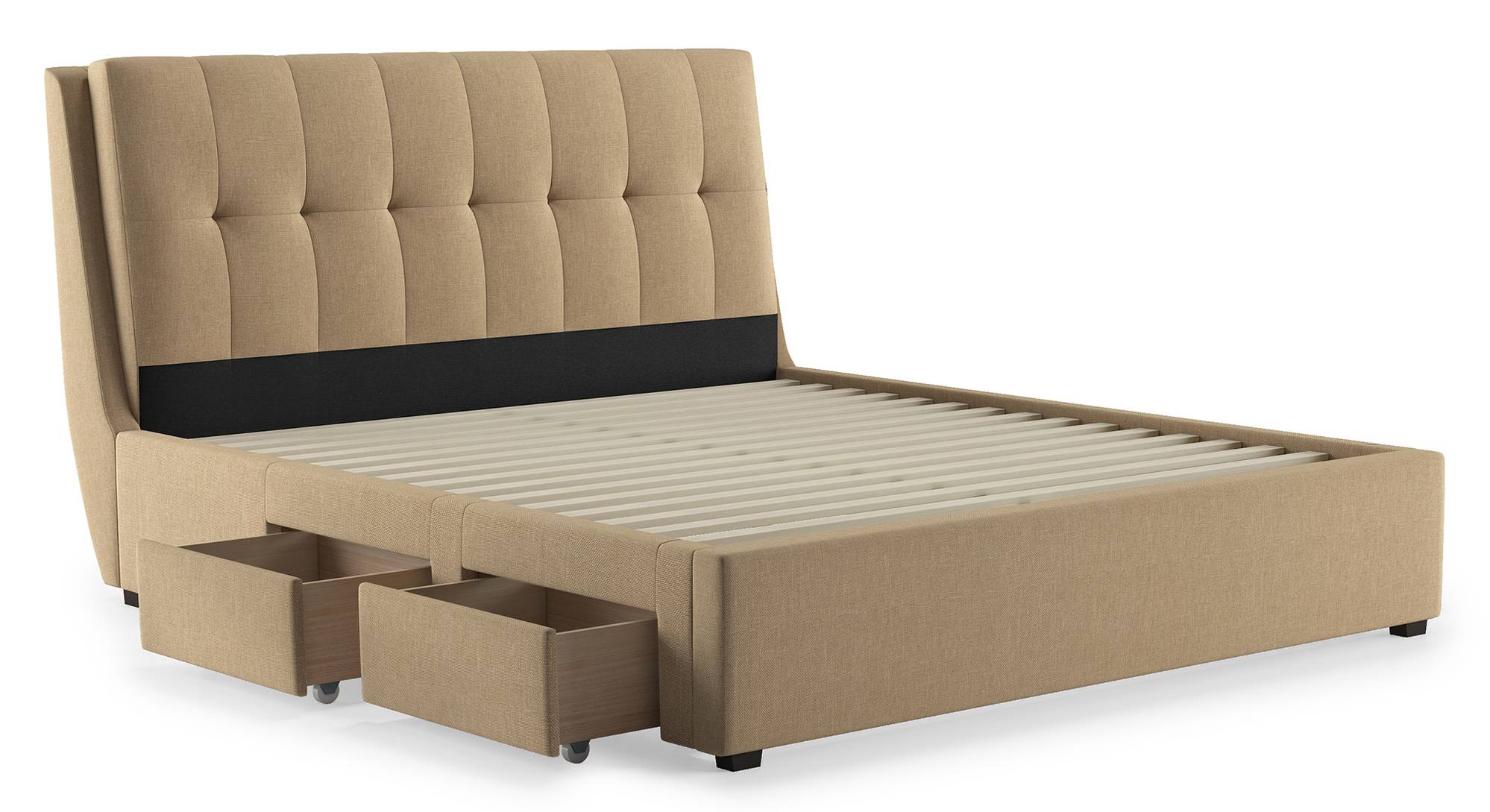 Bornholm Upholstered Storage Bed Urban Ladder